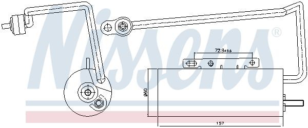 NISSENS Dryer, air conditioning Article number: 95410 cheaply