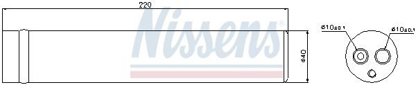 NISSENS Tørfilter aircondition Varenummer: 95439 billige
