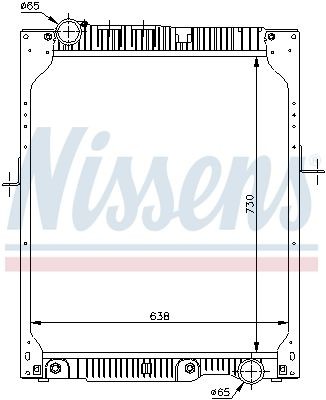 NISSENS Ventilator, kondenzator klime številka artikla: 85617 poceni