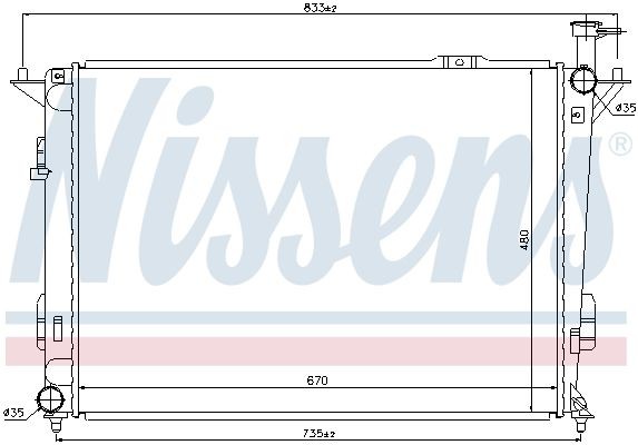 NISSENS Køleventilator Varenummer: 85037 billige