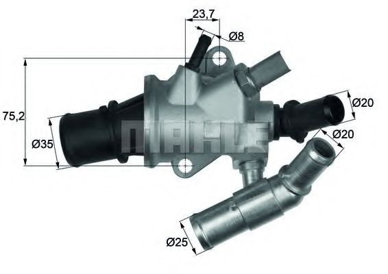 BEHR THERMOT-TRONIK Thermostat Article number: TI 175 88 cheaply