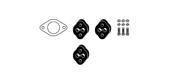 HJS Exhaust mounting kit Article number: 82 44 7720 cheaply