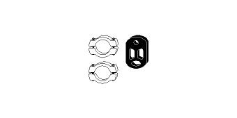 HJS Exhaust mounting kit Article number: 82 22 9016 cheaply