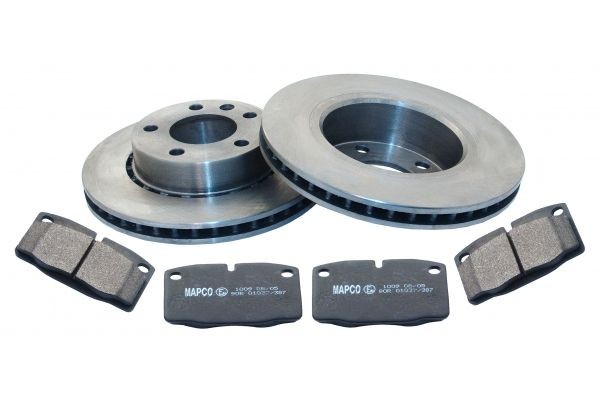 MAPCO Brake discs and pads set Article number: 47759 cheaply