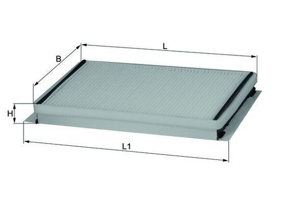 KNECHT Pollenfilter Varenummer: LA 9 billige