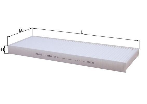 KNECHT Pollen filter Article number: LA 45 cheaply