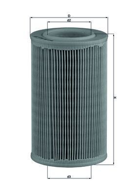 KNECHT Air filter Article number: LX 55 cheaply