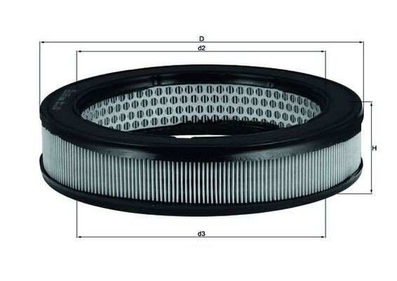 KNECHT Air filter Article number: LX 67 cheaply