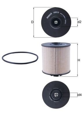 KNECHT Fuel filter Article number: KX 67/2D cheaply