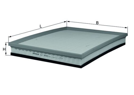 KNECHT Air filter Article number: LX 2080 cheaply