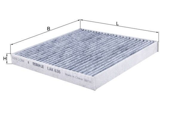 KNECHT Pollen filter Article number: LAK 636 cheaply