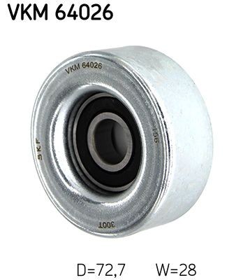 SKF Deflection / Guide Pulley, v-ribbed belt Article number: VKM 64026 cheaply