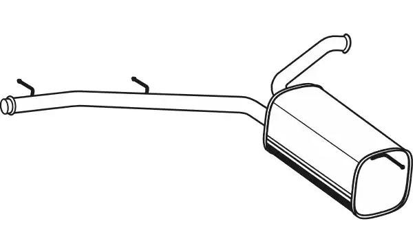 VEGAZ Middle silencer Article number: CS-289 cheaply