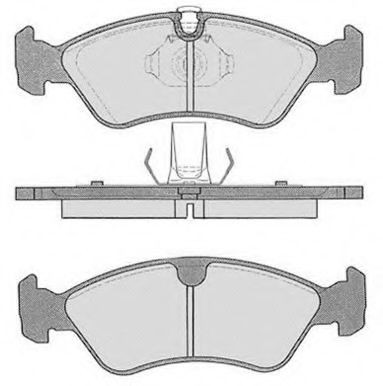 RAICAM Brake pad set Article number: 395.1 cheaply