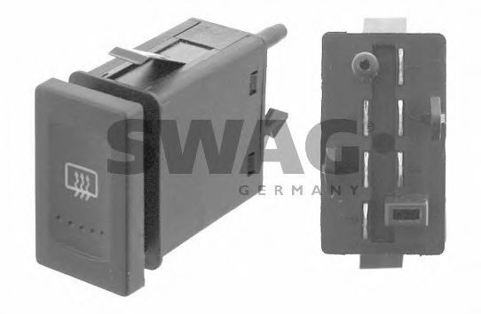 SWAG Switch, rear window heating Article number: 30 92 4741 cheaply