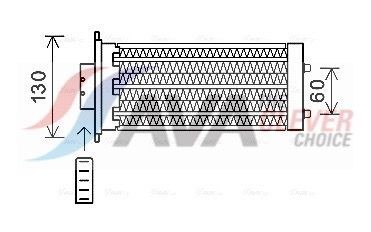 AVA COOLING SYSTEMS Heater matrix Article number: OL6573 cheaply