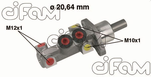 CIFAM Peapiduri silinder Artikli number: 202-388 soodsalt