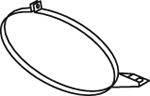 DINEX Clamp, exhaust system Article number: 69807 cheaply