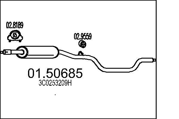 MTS Kesksummuti Artikli number: 01.50685 soodsalt