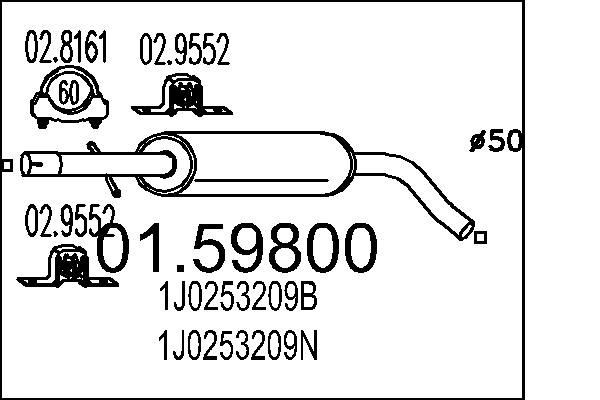 MTS Kesksummuti Artikli number: 01.59800 soodsalt