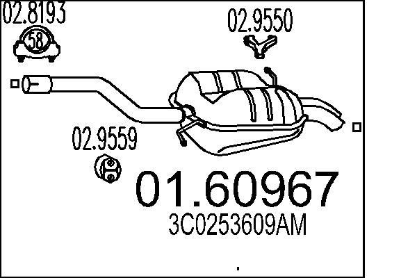 MTS Lõppsummuti Artikli number: 01.60967 soodsalt
