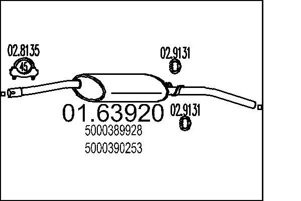 MTS Lõppsummuti Artikli number: 01.63920 soodsalt