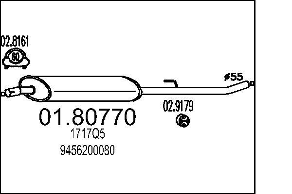 MTS Kesksummuti Artikli number: 01.80770 soodsalt