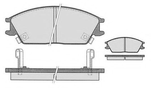 RAICAM Brake pad set Article number: 457.1 cheaply