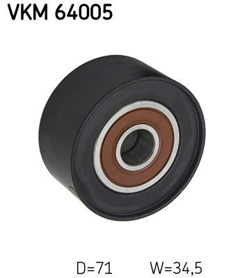 SKF Deflection / Guide Pulley, v-ribbed belt Article number: VKM 64005 cheaply