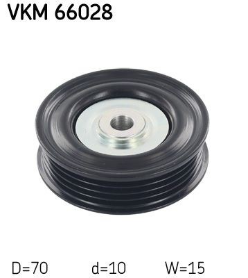 SKF Medløberhjul, multi-V-rem Varenummer: VKM 66028 billige