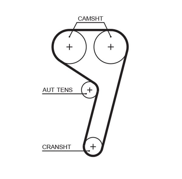 GATES Timing Belt Article number: 5669XS cheaply