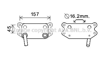 PRASCO Air conditioning condenser Article number: AI5119 cheaply