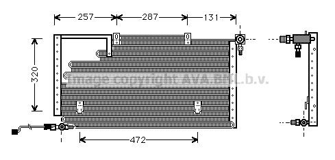 PRASCO Air conditioning condenser Article number: AI5138 cheaply