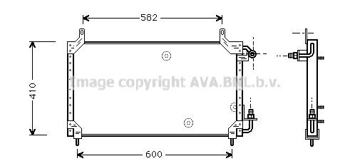 PRASCO Air conditioning condenser Article number: DW5006 cheaply