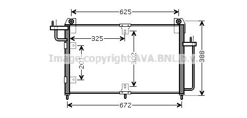 PRASCO Air conditioning condenser Article number: DW5065 cheaply