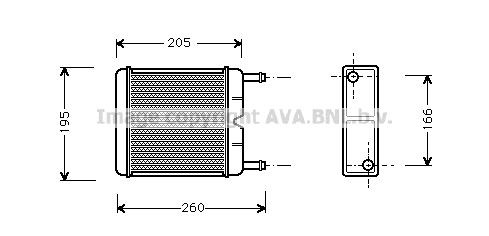 PRASCO Heater matrix Article number: FD6130 cheaply