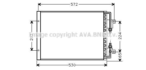 PRASCO Air conditioning condenser Article number: FT5155 cheaply