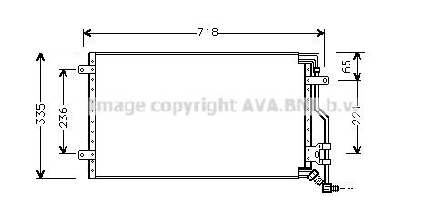 PRASCO Air conditioning condenser Article number: FT5175 cheaply