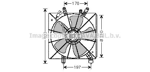 PRASCO Fan, radiator Article number: HD7507 cheaply