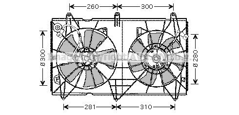 PRASCO Køleventilator Varenummer: HD7516 billige