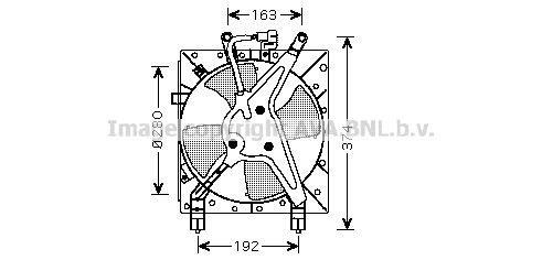 PRASCO Fan, radiator Article number: HD7524 cheaply