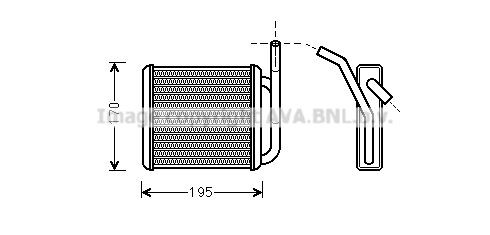 PRASCO Heater matrix Article number: HY6212 cheaply