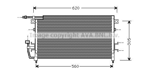 PRASCO Air conditioning condenser Article number: MT5096 cheaply