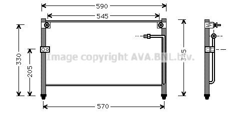 PRASCO Air conditioning condenser Article number: MZ5112 cheaply