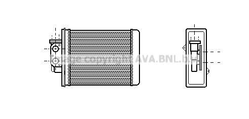 PRASCO Heater matrix Article number: MZ6067 cheaply