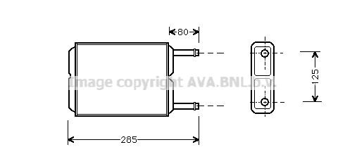 PRASCO Heater matrix Article number: MZ6123 cheaply