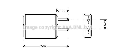 PRASCO Heater matrix Article number: MZ6124 cheaply