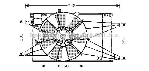 PRASCO Køleventilator Varenummer: MZ7539 billige