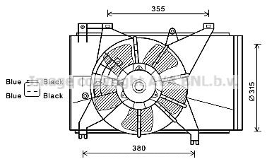 PRASCO Radiaatori ventilaator Artikli number: MZ7543 soodsalt