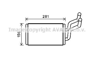 PRASCO Heater matrix Article number: OL6569 cheaply